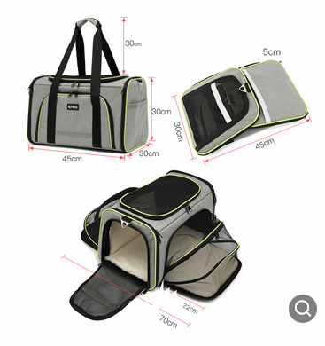 Bolsa Transportadora Plegable para Mascotas de Un Hombro - Image 7