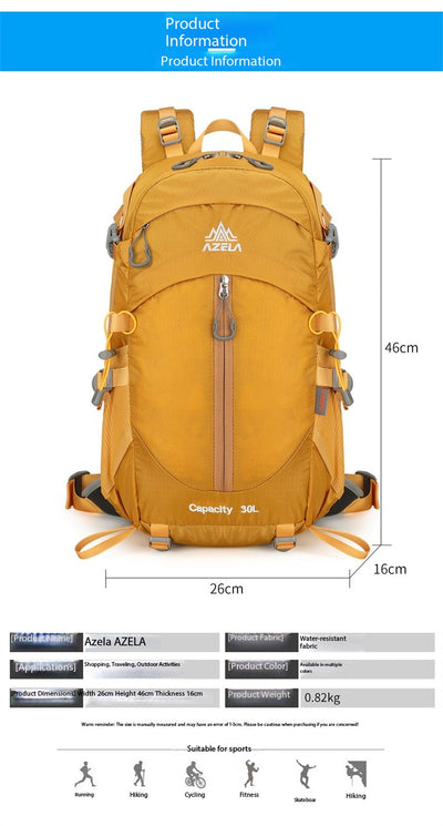 Mochila de Trekking AZELA 30L - Backpack Resistente para Senderismo y Camping - Image 15