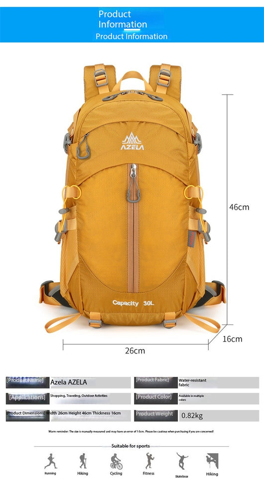 Mochila de Trekking AZELA 30L - Backpack Resistente para Senderismo y Camping - Image 15