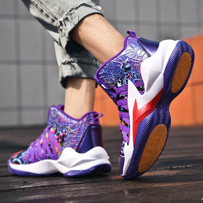 Zapatillas de Baloncesto Blancas Altas para Hombre - Image 18