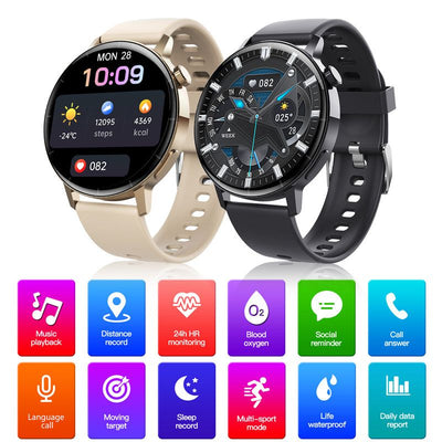 Reloj Inteligente Deportivo con Pantalla Redonda 1.32" y Llamadas Bluetooth - Image 13