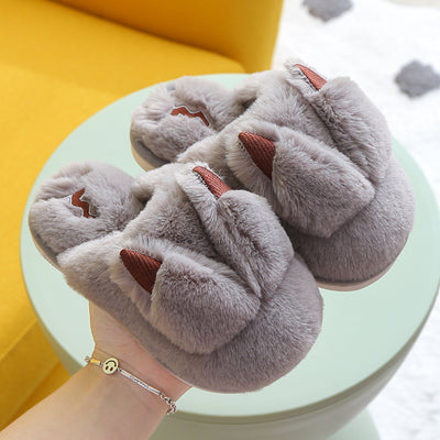 Pantuflas Infantiles Cálidas con Diseño Cartoon - Suela Antideslizante para Casa - Image 7