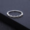 Anillo de Plata Esterlina con Moissanita de 1 Quilate y Microincrustaciones