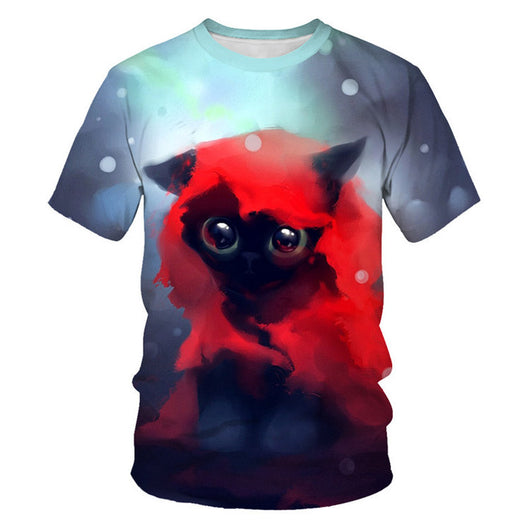 Camiseta Estampado Animal Gato para Toda la Familia - Image 8