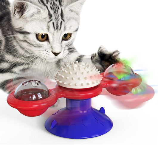 Juguete Interactivo Pelota Giratoria con Varita para Gatos - Set Completo - Image 6