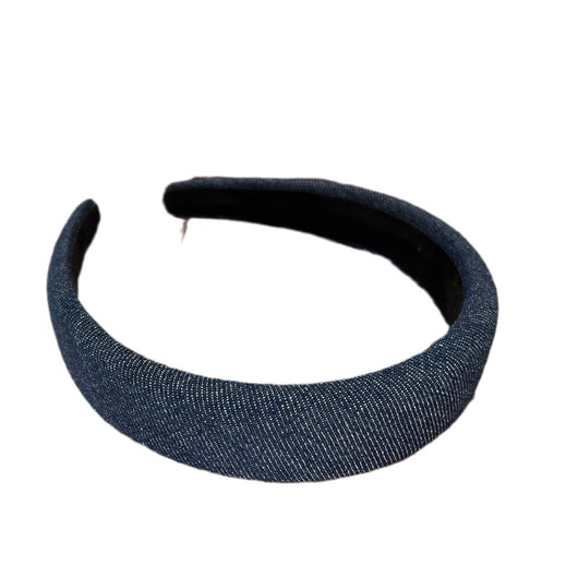 Diadema Retro de Tela Denim con Estilo Minimalista - Image 5