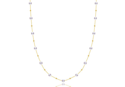 Collar de Perlas de Agua Dulce Gypsophila 5.5-7.5mm - Image 10