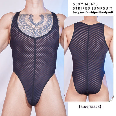 Jumpsuit Casual de Hombre en Seda Transpirable - Diseño Versátil y Cómodo - Image 6