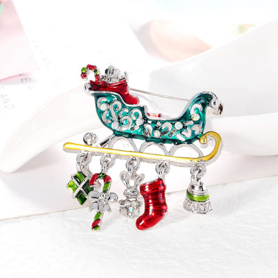 Broche Navideño de Moda en Aleación Metálica - Image 4