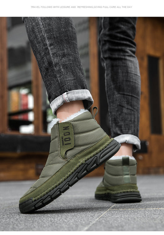 Botas de Invierno Impermeables Antideslizantes para Hombre Talla Grande - Image 17