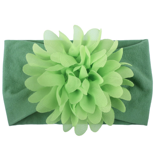 Diadema Floral de Gasa para Bebé - Accesorio Princesa Elegante - Image 11