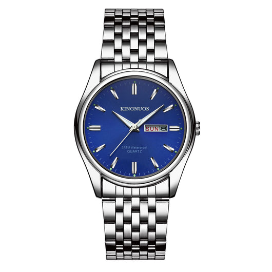 Reloj Dual Calendario para Hombre y Mujer Resistente al Agua Cuarzo Preciso - Image 5