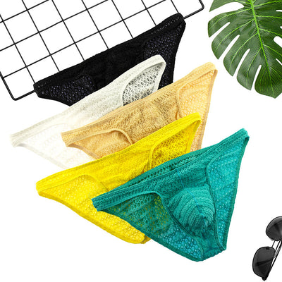 Calzoncillos Triangulares de Encaje Transpirable Secado Rápido para Hombre - Image 14