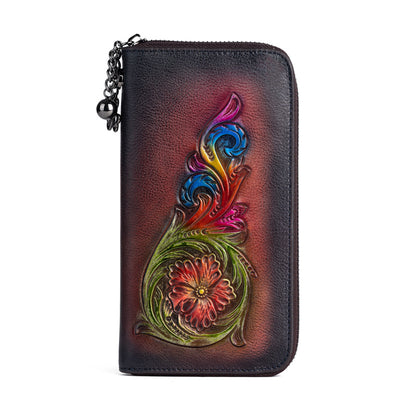 Bolso de Cuero Genuino Marrón Mediano para Mujer - Image 5