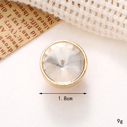 Adornos de Cristal Brillante para Zapatos - Accesorios DIY Estilo Clásico con Flor de Perla - Image 74