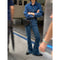 Women's High-Waisted Flare Jeans with Side Slit