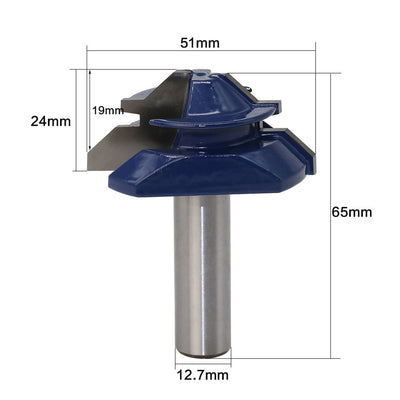 Cortador de Madera de 1/2" para Fresadora y Caladora Profesional - Image 9