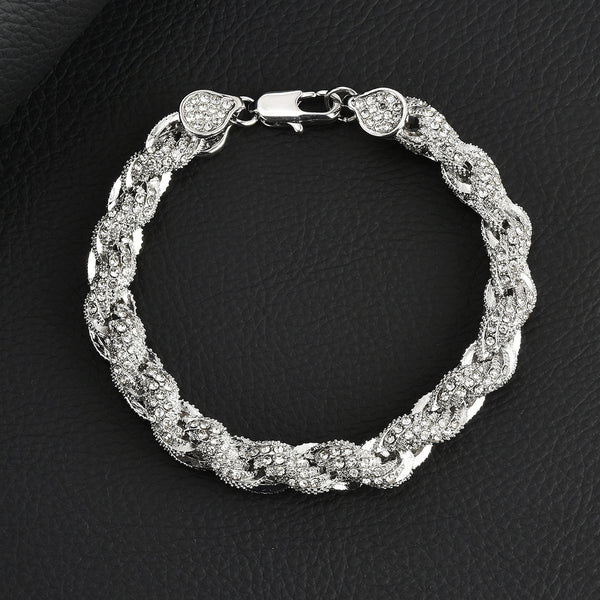 Cadena Hip-Hop Trenzada 10mm con Diamantes - Estilo Europeo y Americano - Image 6