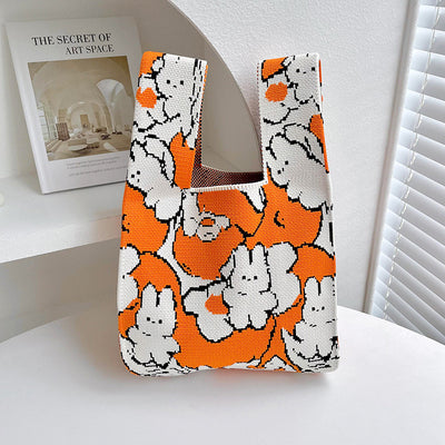 Bolso Tejido Conejo Luna - Bandolera Artesanal - Image 7