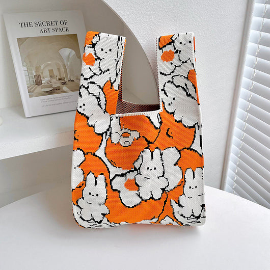 Bolso Tejido Conejo Luna - Bandolera Artesanal - Image 7