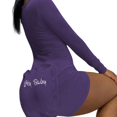 Pijama Jumpsuit para Mujer Escote V Bordado - Ropa de Descanso - Image 15