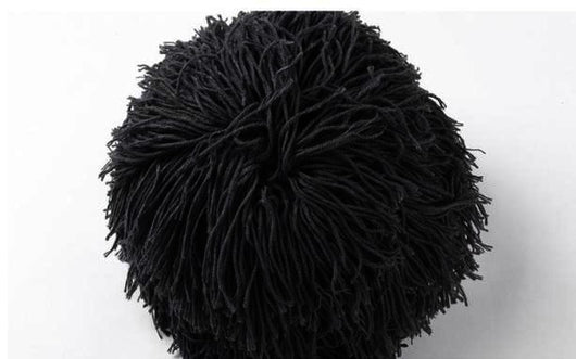 Gorro Tejido Divertido con Barba y Peluca Integrada - Image 10