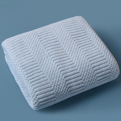 Toalla de Baño de Felpa de Coral a Rayas - Absorción Rápida y Secado Ultrarrápido - Image 11