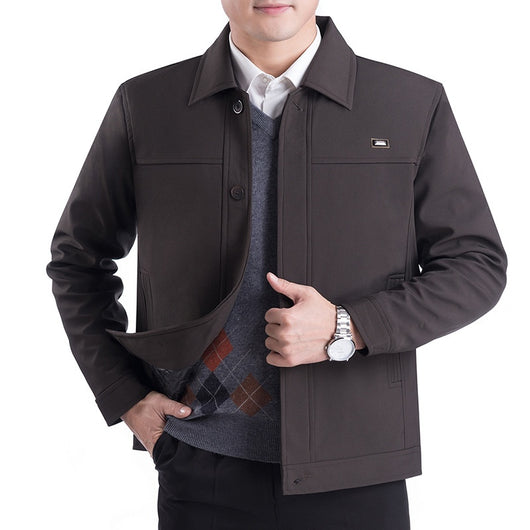 Chaqueta Casual de Otoño para Hombre Maduro - Image 9