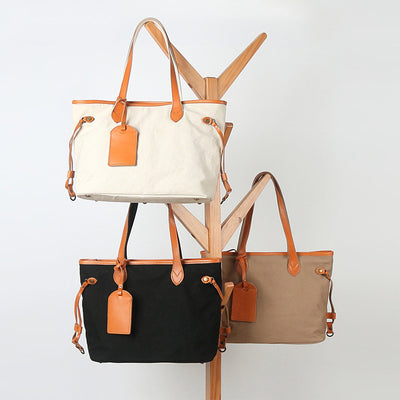 Bolso de Lona Japonés de Un Solo Hombro - Image 16