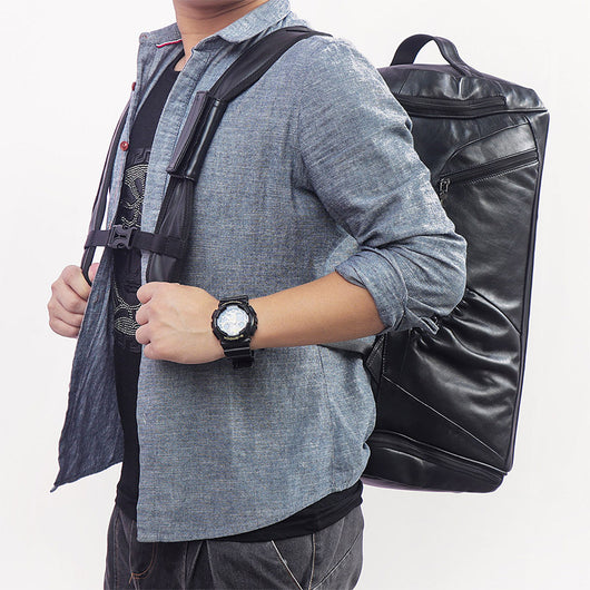 Bolsa Bandolera de Cuero Auténtico - Práctica y Ligera para Viajes - Image 3