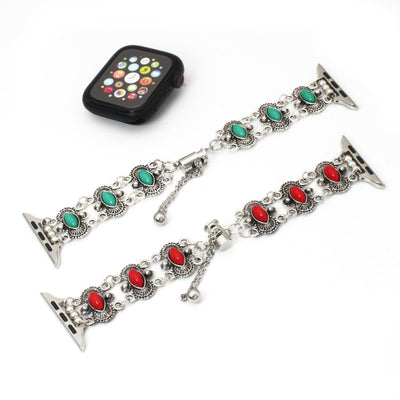Reloj de Pulsera Turquesa con Brazalete Metálico - Image 5