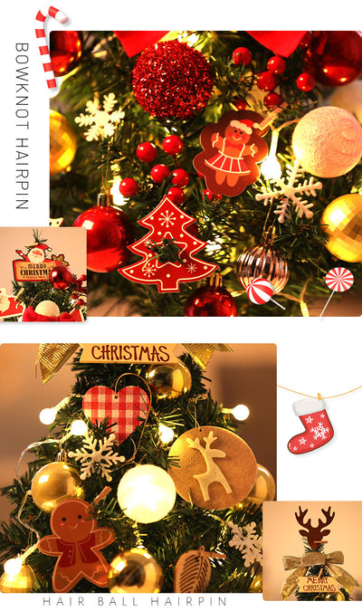 Árbol de Navidad Pequeño de Escritorio con Adornos Decorativos - Image 18