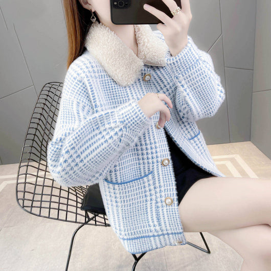 Cardigan Holgado Estilo Coreano de Lana Premium - Image 5