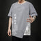 Playera Casual Estampada de Manga Corta para Hombre