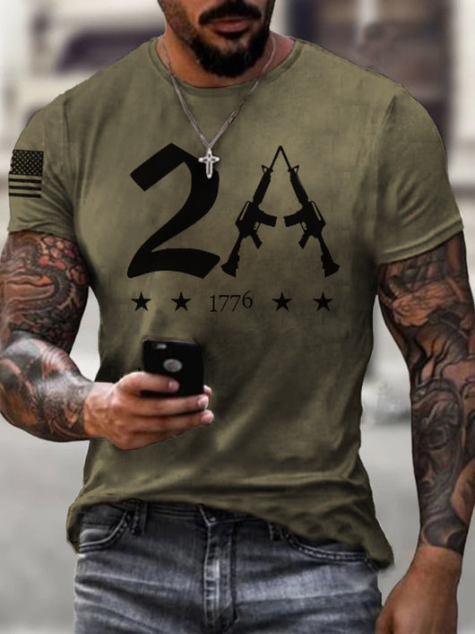 Camiseta Deportiva Slim Fit para Hombre con Diseño Estampado - Image 17