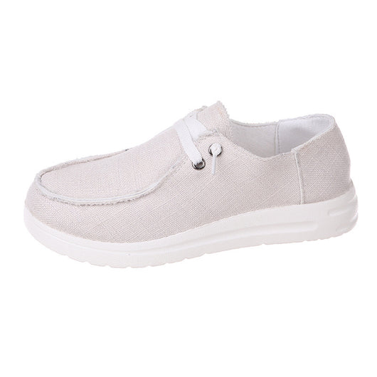 Zapatos de Lona Casual Lisos de Colores Claros - Image 4