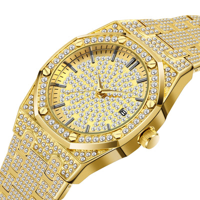 Reloj Hip Hop Starry Liu Ding con Diamantes Incrustados