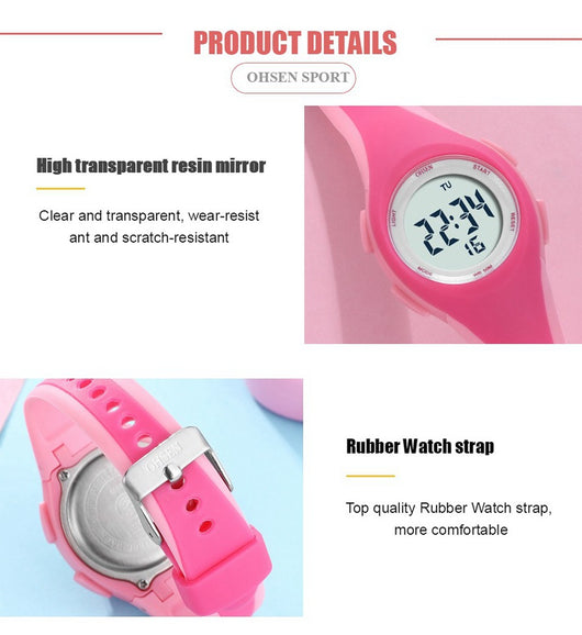 Reloj Electrónico Infantil Resistente al Agua Multifuncional - Image 19
