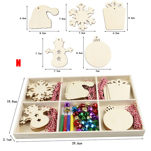 Adorno Navideño de Árbol en Madera Rústica - Image 18