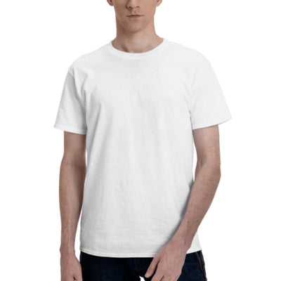 Men's basic short sleeve t-shirt in a solid teal color, featuring a comfortable crew neck and relaxed fit. - Image 4