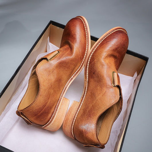 Zapatos Casuales de Cuero Genuino con Suela Elevada para Mujer - Image 7