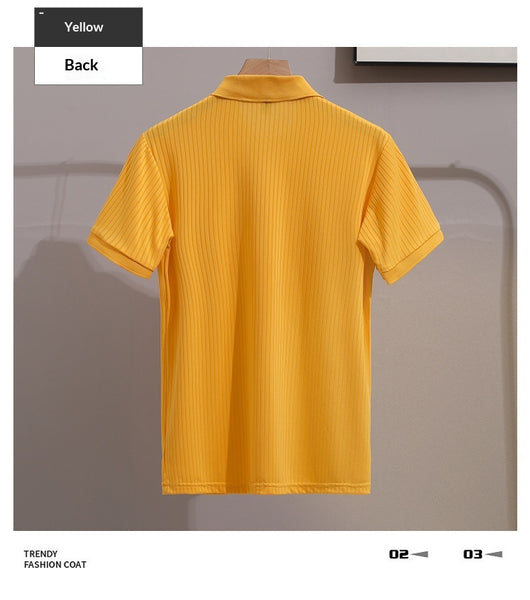 Camisa Ejecutiva Slim Fit de Manga Corta con Cuello Solapa - Image 31
