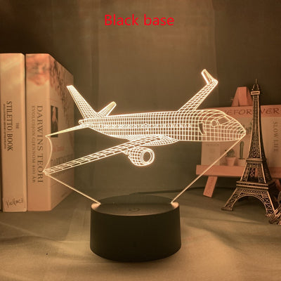 Lámpara 3D Holográfica Avión Personalizada - Luz Nocturna LED para Niños - Image 37