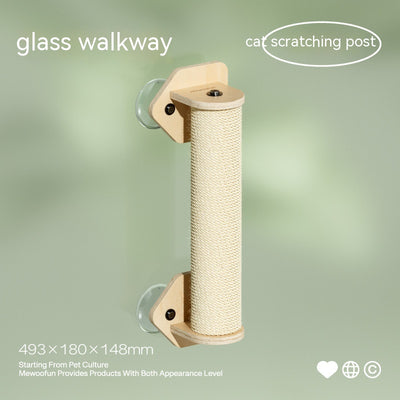 Árbol Rascador para Gatos con Cristal Biselado sin Cobertura - Image 8