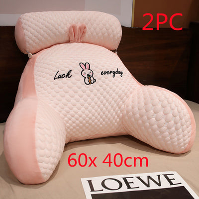 Cojín de Apoyo Lumbar Triangular - Almohada de Lectura y Respaldo para Sofá, Cama y Oficina - Image 51