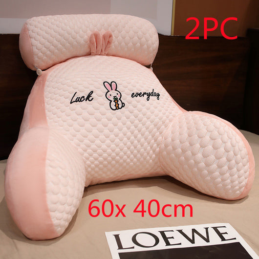Cojín de Apoyo Lumbar Triangular - Almohada de Lectura y Respaldo para Sofá, Cama y Oficina - Image 51