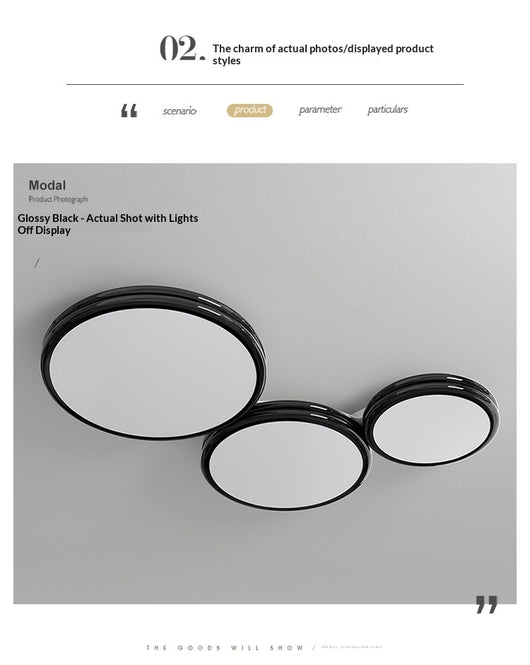 Lámpara de Techo Ultrafina Estilo Crema para Recámara Principal - Image 19