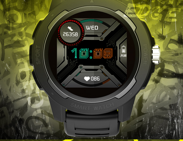 Reloj Inteligente Deportivo con Pantalla Táctil a Color y Contador de Pasos