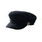 Gorro de Seda Brillante Azul Marino para Mujer