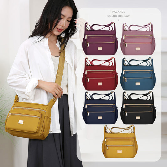 Bolso de Hombro Multicompartimento para Mujeres Activas